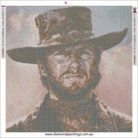Clint Eastwood … - Full Coverage of Diamonds - Made to Order - round or square - poured glue or Double sided Tape Adhesive - Australian Company