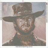 Clint Eastwood … - Full Coverage of Diamonds - Made to Order - round or square - poured glue or Double sided Tape Adhesive - Australian Company