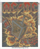 ACDC # 3 diamond painting * Made to order … ACDC # 3 - Full Coverage Of Diamonds