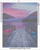 Sunset pier diamond painting - * Made to order … Full Coverage Of Diamonds