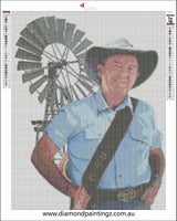 Singer Slim Dusty … Full Coverage of Diamonds - Made to Order