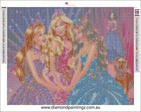 Barbie princesses  * Pre Order (Made to order) … Barbie - Full Coverage Of Diamonds