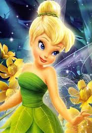 Tinkerbell Fairy … Full Coverage of Diamonds - Made to Order - round or square - poured glue or Double sided Tape Adhesive - Australian Company