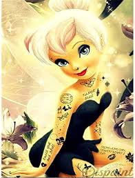 Tinkerbell Fairy … Full Coverage of Diamonds - Made to Order - round or square - poured glue or Double sided Tape Adhesive - Australian Company
