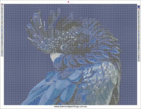 Black Cockatoo - * Made to order … Full Coverage Of Diamonds