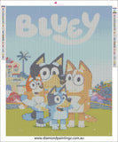 Bluey … Full Coverage of Diamonds - Made to Order