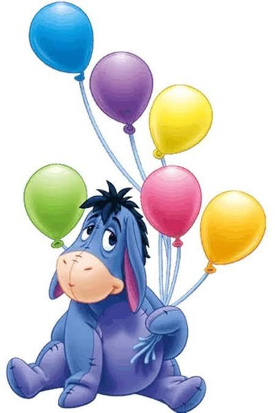 Eeyore Winnie the Pooh… Full Coverage of Diamonds - Made to Order