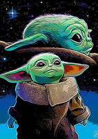 Baby Yoda star wars … Full Coverage of Diamonds - Made to Order