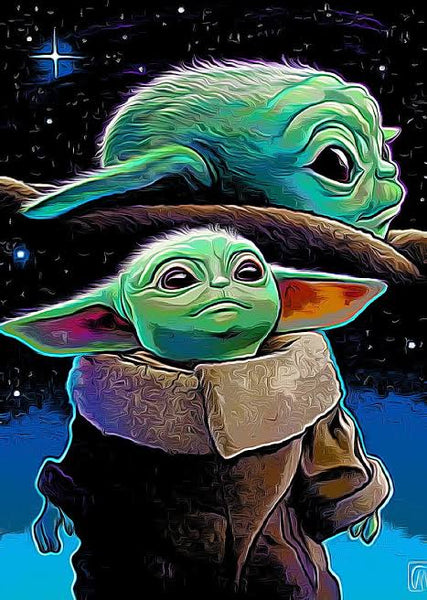 Baby Yoda star wars … Full Coverage of Diamonds - Made to Order