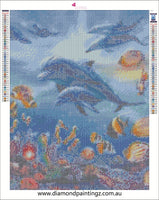 Dolphin 11 - * Made to order … Full Coverage Of Diamonds