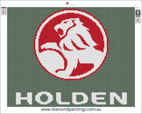 Holden logo … Full Coverage of Diamonds - Made to Order