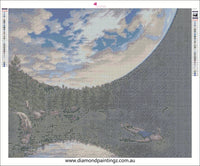 Moon view … Full Coverage of Diamonds - Made to Order