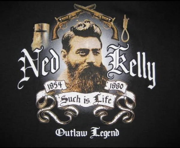 Ned Kelly Australia Outlaw … Full Coverage of Diamonds - Made to Order - round or square - poured glue or Double sided Tape Adhesive - Australian Company
