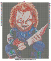 Chucky Horror Doll … Full Coverage of Diamonds - Made to Order