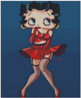 Betty Boop … Full Coverage of Diamonds - Made to Order - round or square - poured glue or Double sided Tape Adhesive - Australian Company