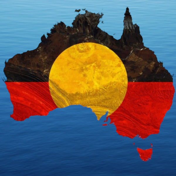 Aboriginal flag  … Full Coverage of Diamonds - Made to Order - round or square - poured glue or Double sided Tape Adhesive - Australian Company