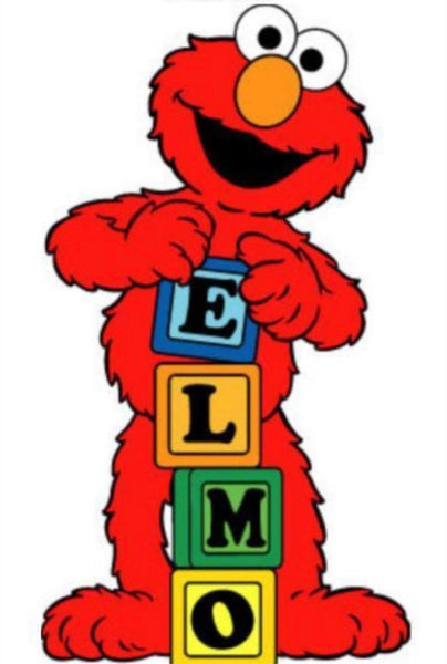 Elmo … Full Coverage of Diamonds - Made to Order - round or square - poured glue or Double sided Tape Adhesive - Australian Company