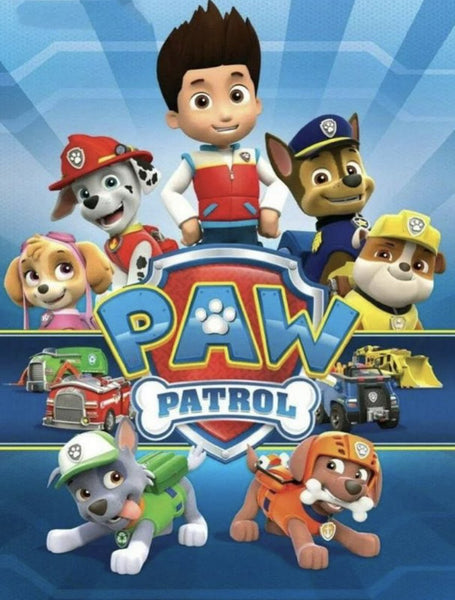 Paw patrol … Full Coverage of Diamonds - Made to Order - round or square - poured glue or Double sided Tape Adhesive - Australian Company