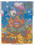 Sunflower house … Full Coverage of Diamonds - Made to Order