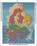 Mermaid Ariel  … Full Coverage of Diamonds - Made to Order