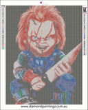 Chucky Horror Doll … Full Coverage of Diamonds - Made to Order