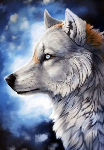 Wolf  … Full Coverage of Diamonds - Made to Order