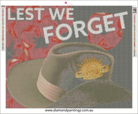Anzac - lest we forget … Full Coverage of Diamonds - Made to Order