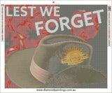 Anzac - lest we forget … Full Coverage of Diamonds - Made to Order