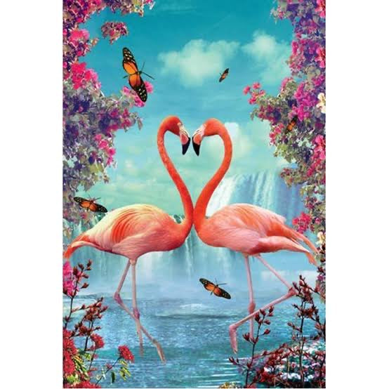 Flamingo … Full Coverage of Diamonds - Made to Order