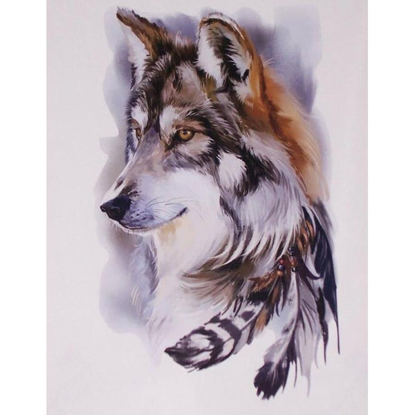 Indian wolf  … Full Coverage of Diamonds - Made to Order
