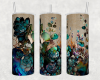 Tumblers 590ml - Succulents