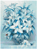 Flowers # 7 - * Made to order … Full Coverage Of Diamonds