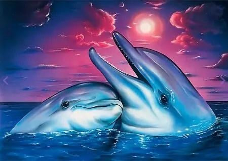 Dolphin # 5 - * Made to order … Full Coverage Of Diamonds