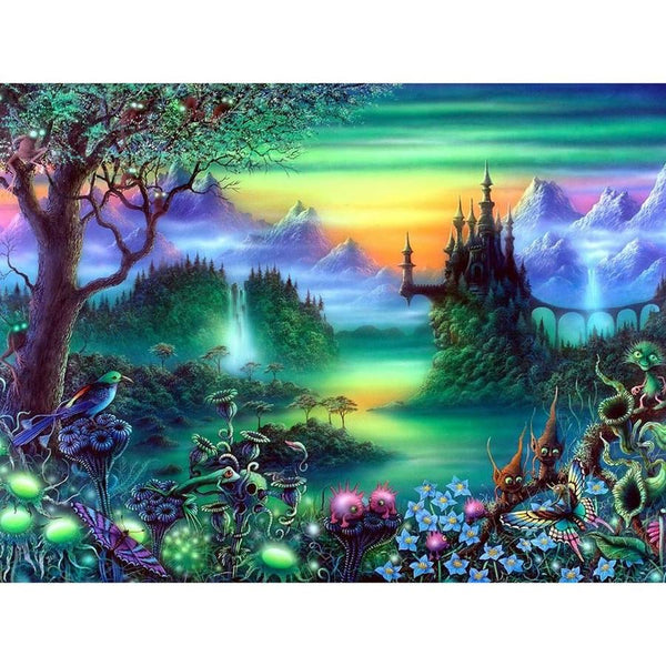 Forest diamond painting - * Made to order …Full Coverage Of Diamonds