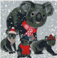 Australian Christmas koala * Made to order … - Full Coverage of Diamonds
