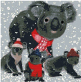 Australian Christmas koala * Made to order … - Full Coverage of Diamonds