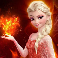 Elsa Diamond Painting … - Full Coverage of Diamonds - Made to Order
