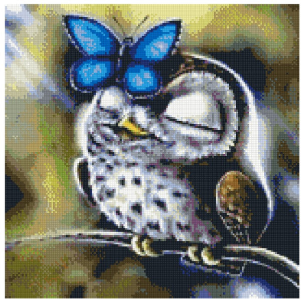 Owl # 6 * Pre Order (Made to order) … - Full Coverage of Diamonds