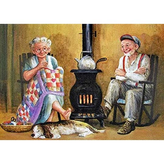 Old couple - … Full Coverage Of Diamonds - Made to Order