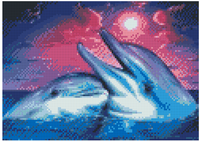 Dolphin # 5 - * Made to order … Full Coverage Of Diamonds