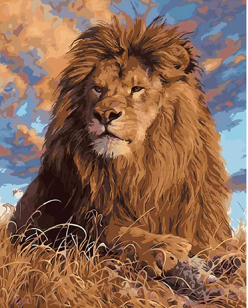 King of the lions * Made to order … - Full Coverage Of Diamonds