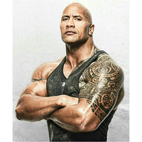 The Rock * Pre Order (Made to order) … Dwayne Johnson - Full Coverage Of Diamonds