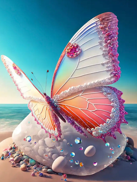 Butterfly -  … Full Coverage Of Diamonds - Made to Order diamond painting