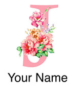 Alphabet Personalised Letter J * Pre Order (Made to order) … - Full Coverage of Diamonds
