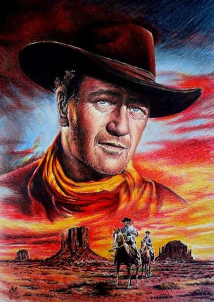John Wayne cowboy  - * Made to order … Full Coverage Of Diamonds