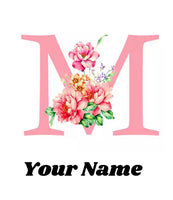 Alphabet Personalised Letter M * Pre Order (Made to order) … - Full Coverage of Diamonds