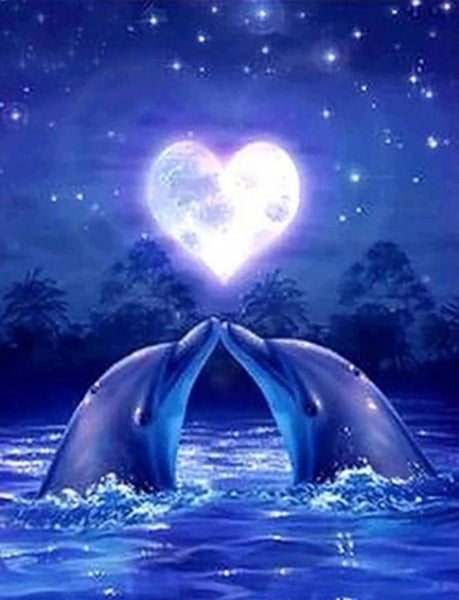Dolphin # 3 - * Made to order … Full Coverage Of Diamonds