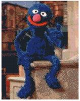 Grover ( Sesame Street) - * Pre Order (Made to order) … Full Coverage Of Diamonds