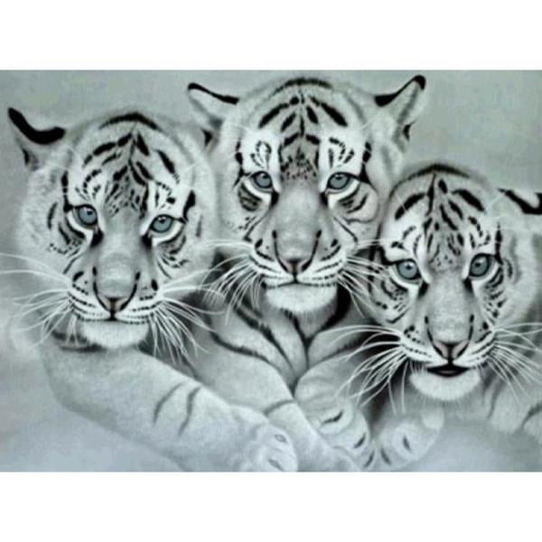 Tigers - … Full Coverage Of Diamonds - Made to Order Diamond Painting