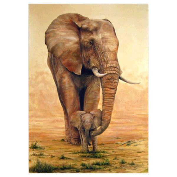 Elephant #5 Diamond Painting - * Made to order … Full Coverage Of Diamonds